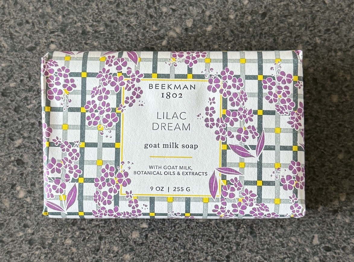 Beekman 1802 Goat Milk Bar Soap – LILAC DREAM – full size 9.0 oz