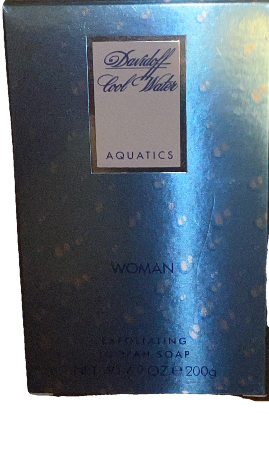 COOL WATER WOMAN AQUATICS DAVIDOFF EXFOLIATING LOOFAH SOAP 6.9oz LANCASTER