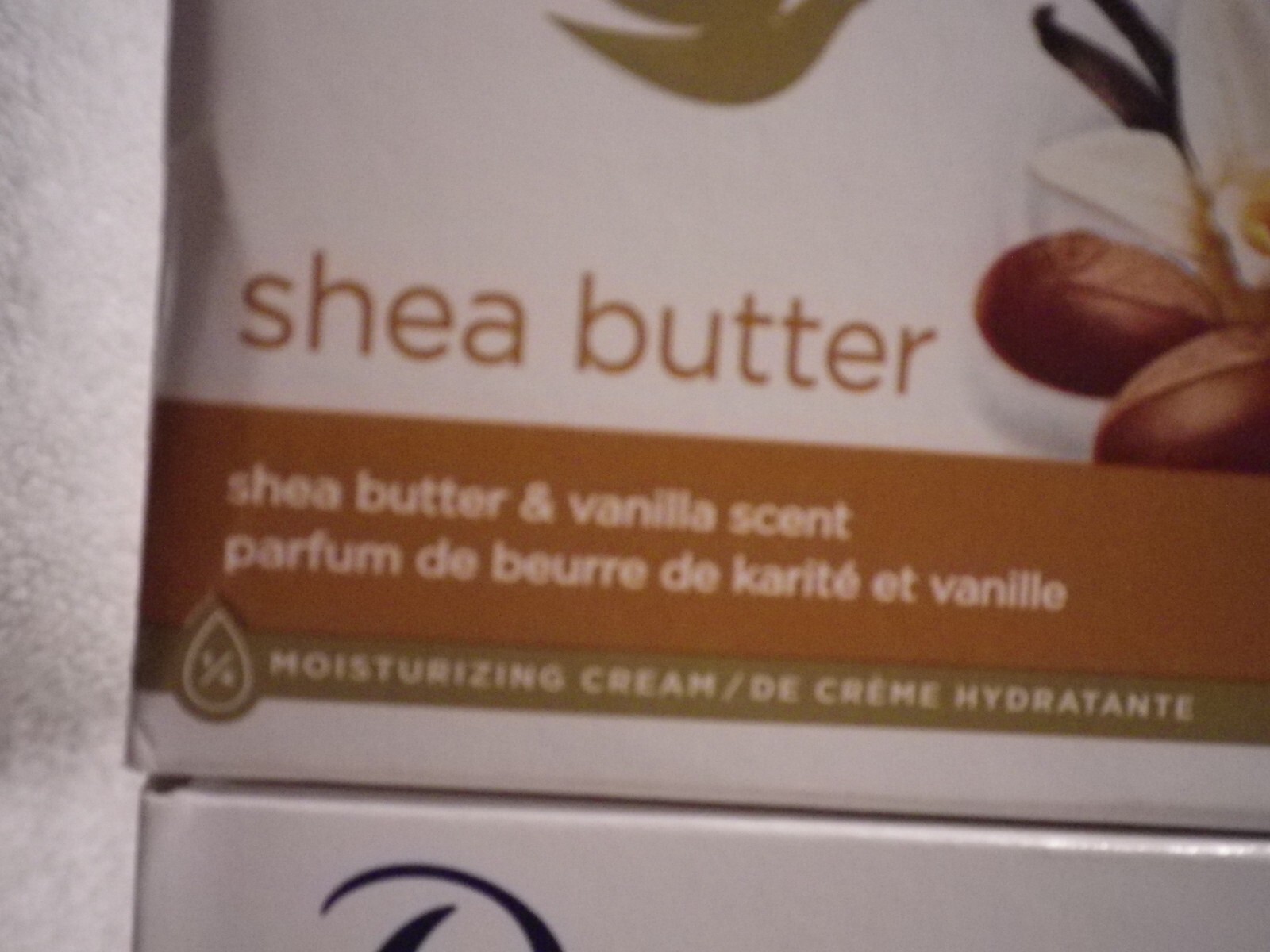 2 Bars Dove Shea Butter Beauty Cream Moisturizing Bar Soap Vanilla 3.75oz each
