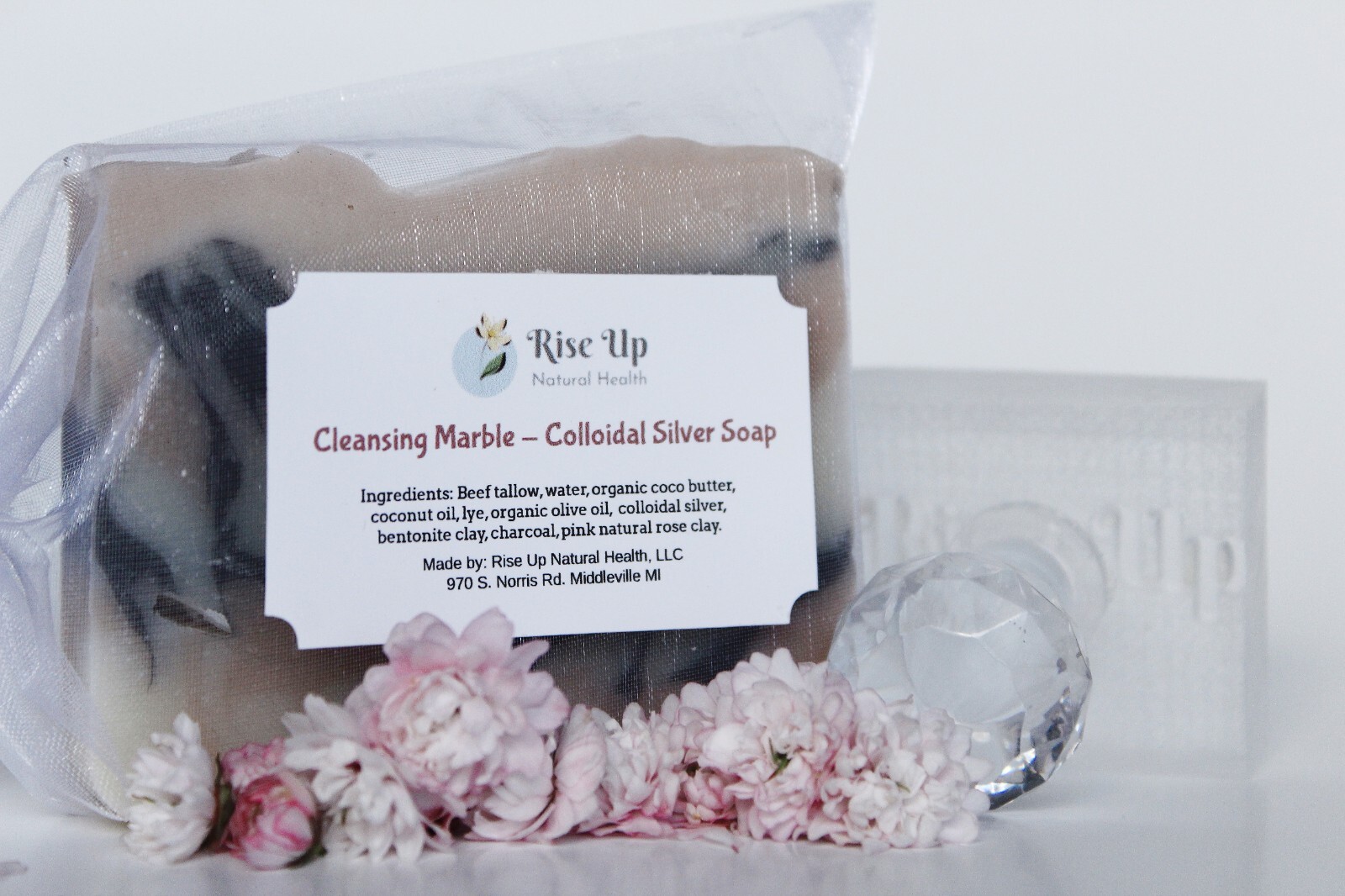 Colloidal Silver Soap with Bentonite Clay + Charcoal Unscented buy 10 get 1 free