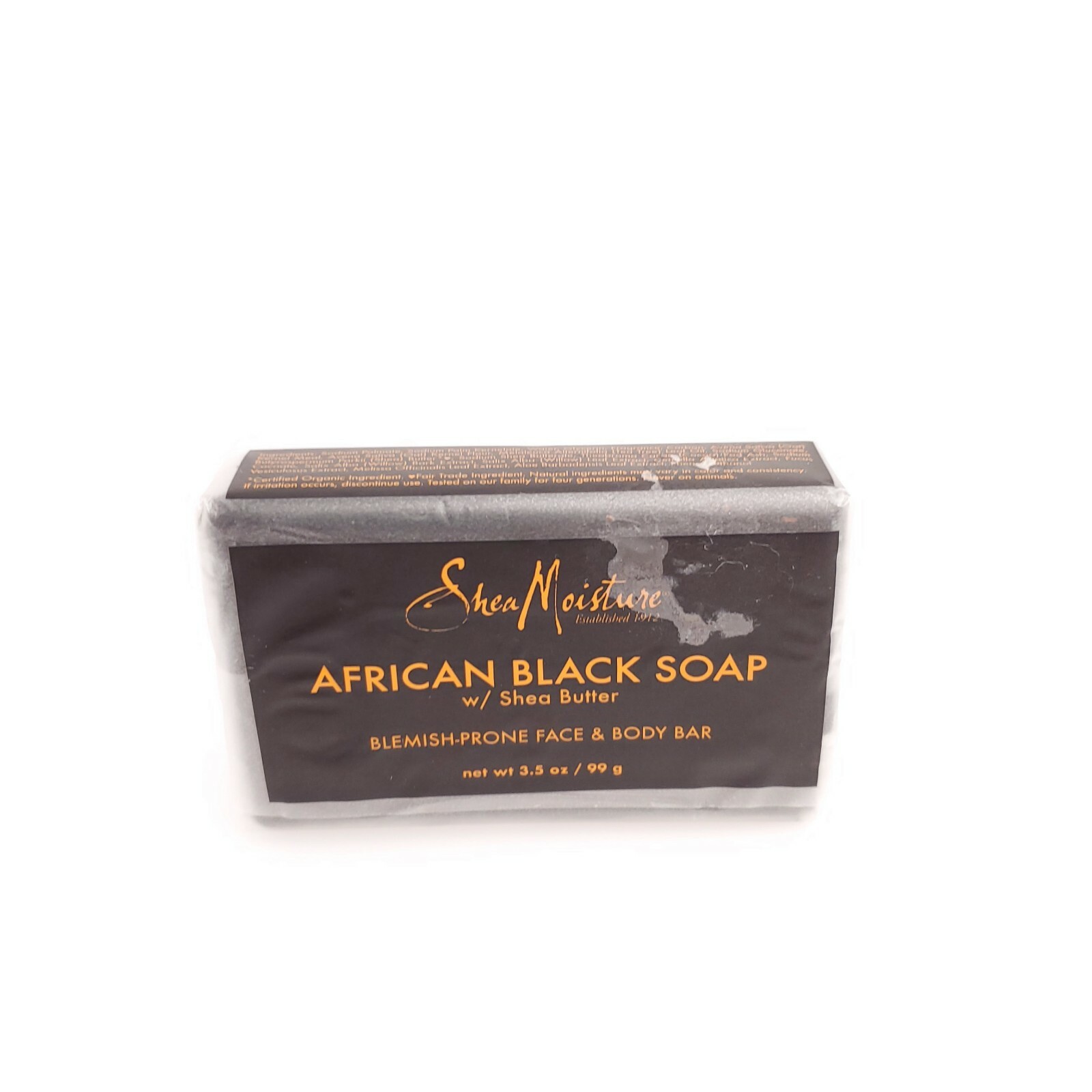 African Black Soap Shea Butter Moisture Blemish Face & Body Bar USA Seller