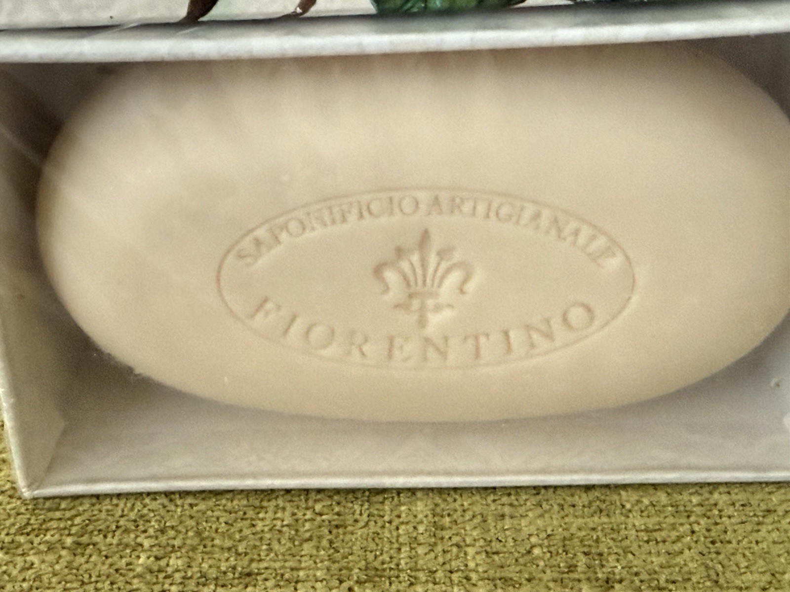 Gardenia Scented Soap Bar ITALY NIP La saponeria Firenze made in Tuscany