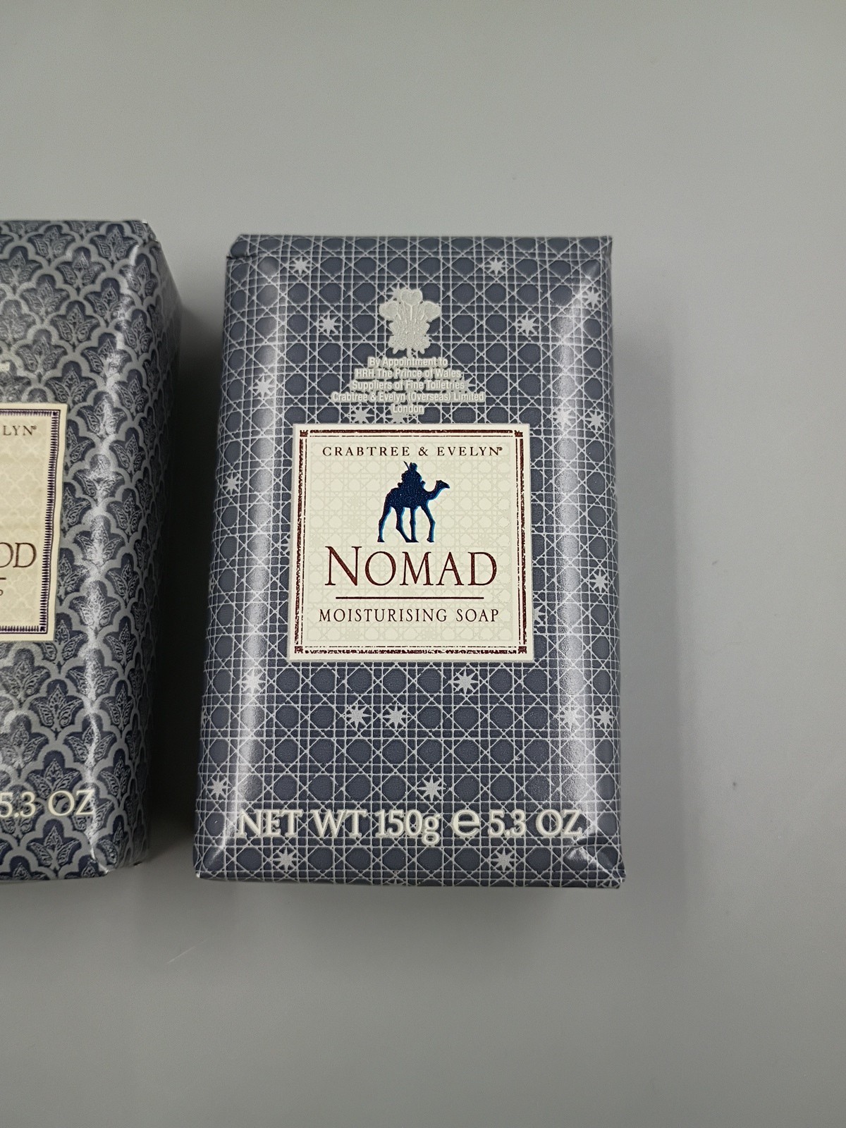 Lot Of Crabtree & Evelyn Nomad Moisturizing And Sandalwood Aromatic 5.3oz. Soap