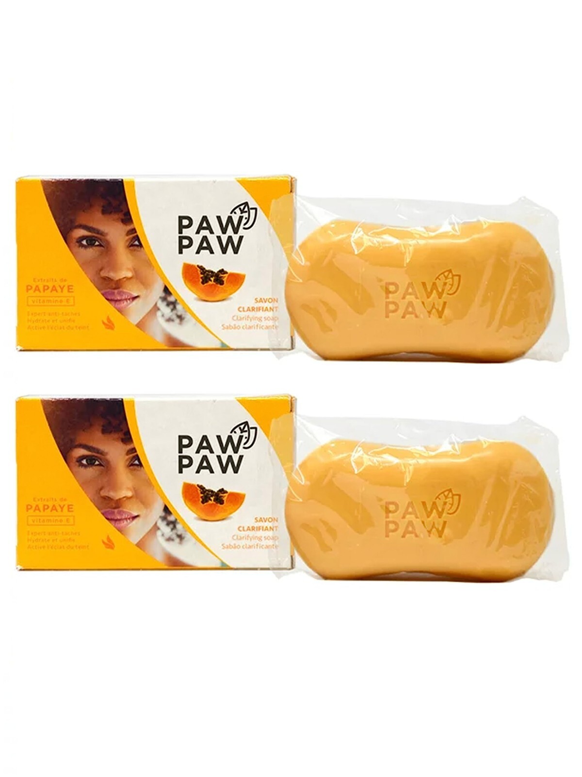 Paw Paw Clarifying Soap with Vitamin E & Papaya Extracts – 180g