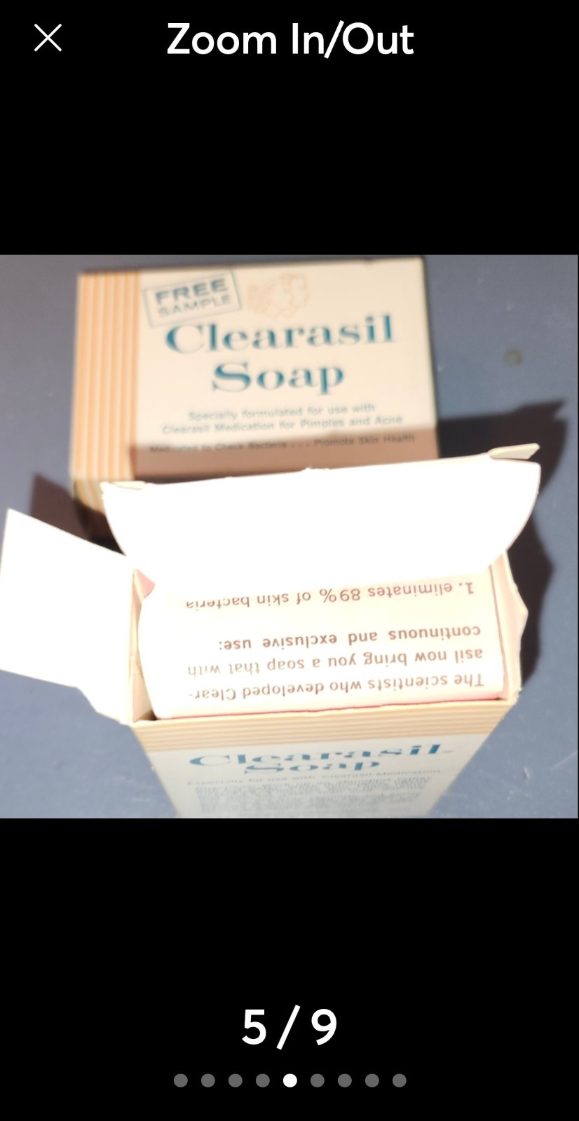 Vintage Clearasil Cleansing Soap Bars Lot of 2 FULL Size Skincare