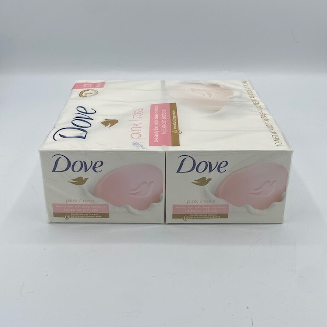 Lot of Dove Pink Rosa Beauty Bar 4 oz Moisturizing cream 10 bars soap total