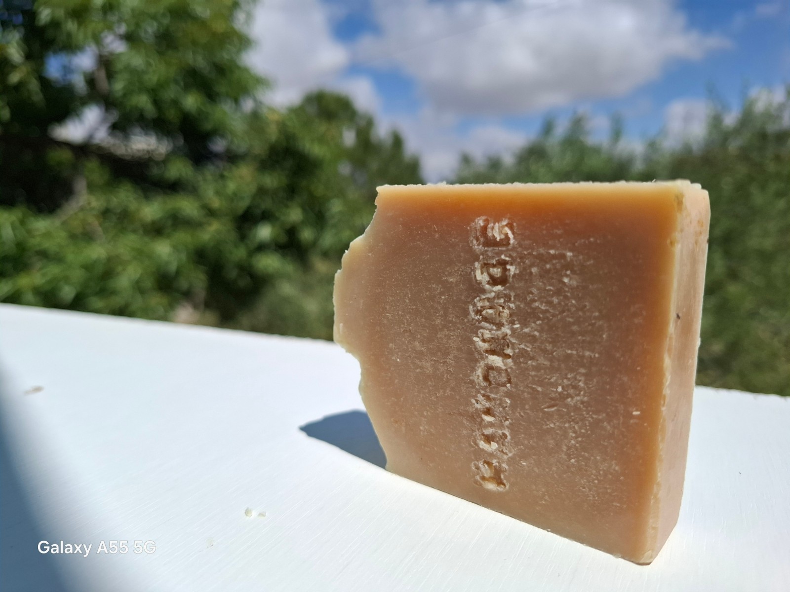 Handmade Natural Olive Oil Soap Bar with Coconut, Castor, Palm Oil & Condensed