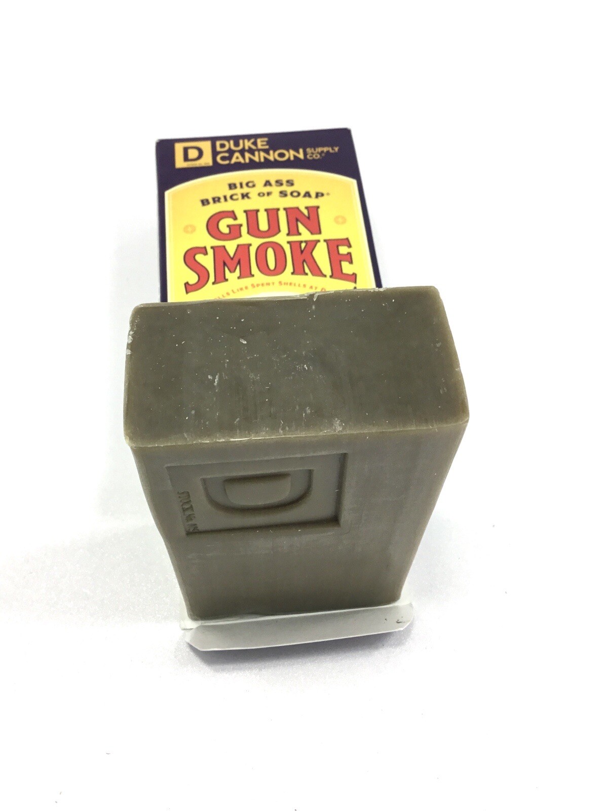 Duke Cannon Gun Smoke Big Ass Brick of Soap for Men Smoked Wood 10oz Best Seller