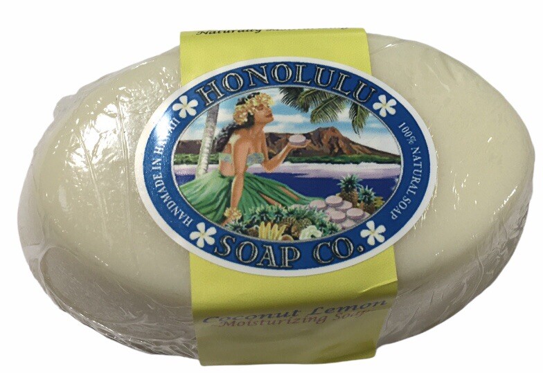 Honolulu Soap Company – Coconut Lemon – 6oz Soap Made in the USA