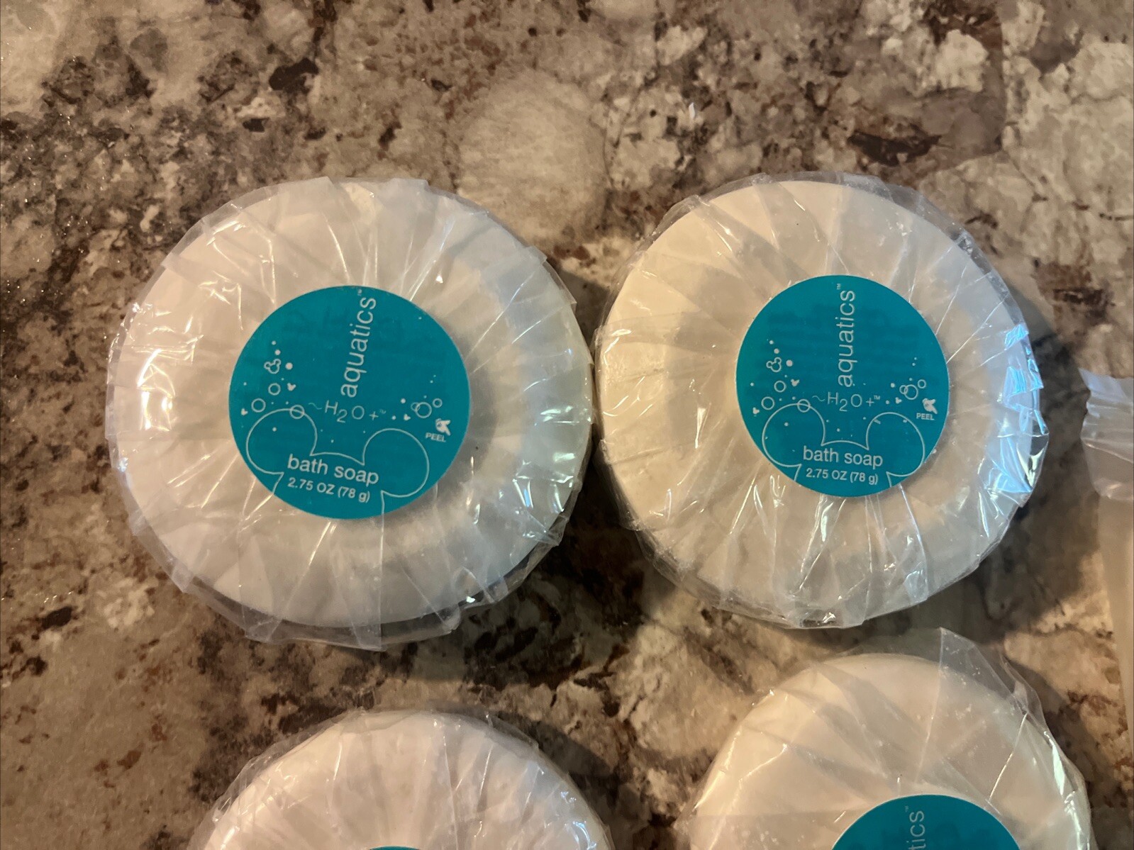 5 Assorted Disney Resorts Facial&Bath Soaps 1.5-2.75 Oz H20+ Aquatics Sea Salt