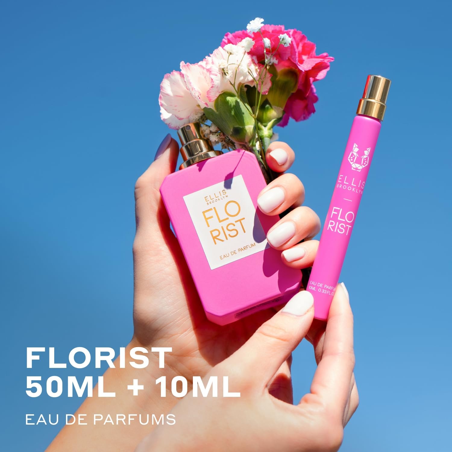 Ellis Brooklyn FLORIST EDP Gift Set – 50ml Perfume & 10ml Travel Spray for Women