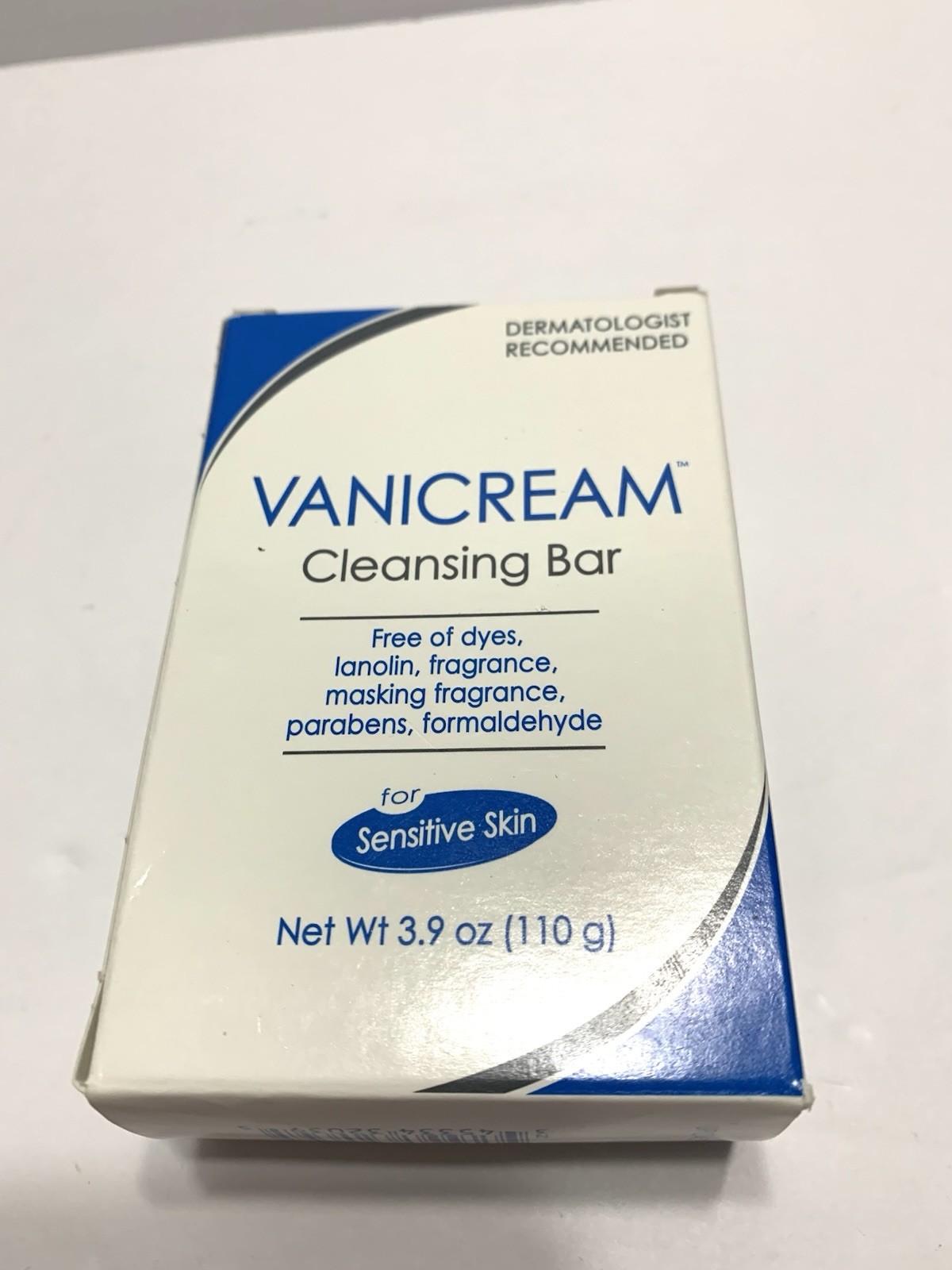 Vanicream Cleansing Bar for Sensitive Skin Dermatologist Tested 3.9 oz