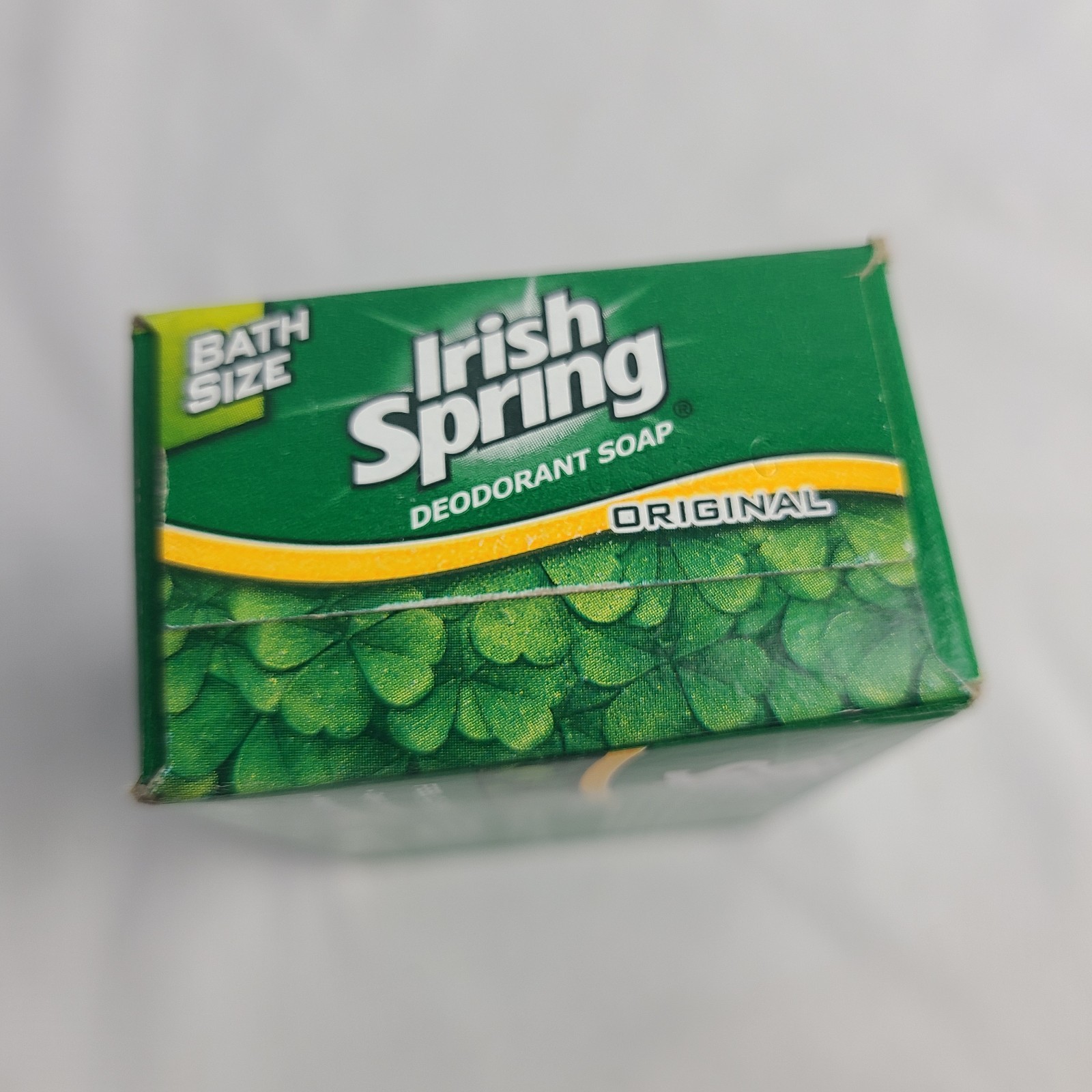 Irish Spring Original Deodorant Bar Soap, 4.0 Ounce Bath Size – Single Bar