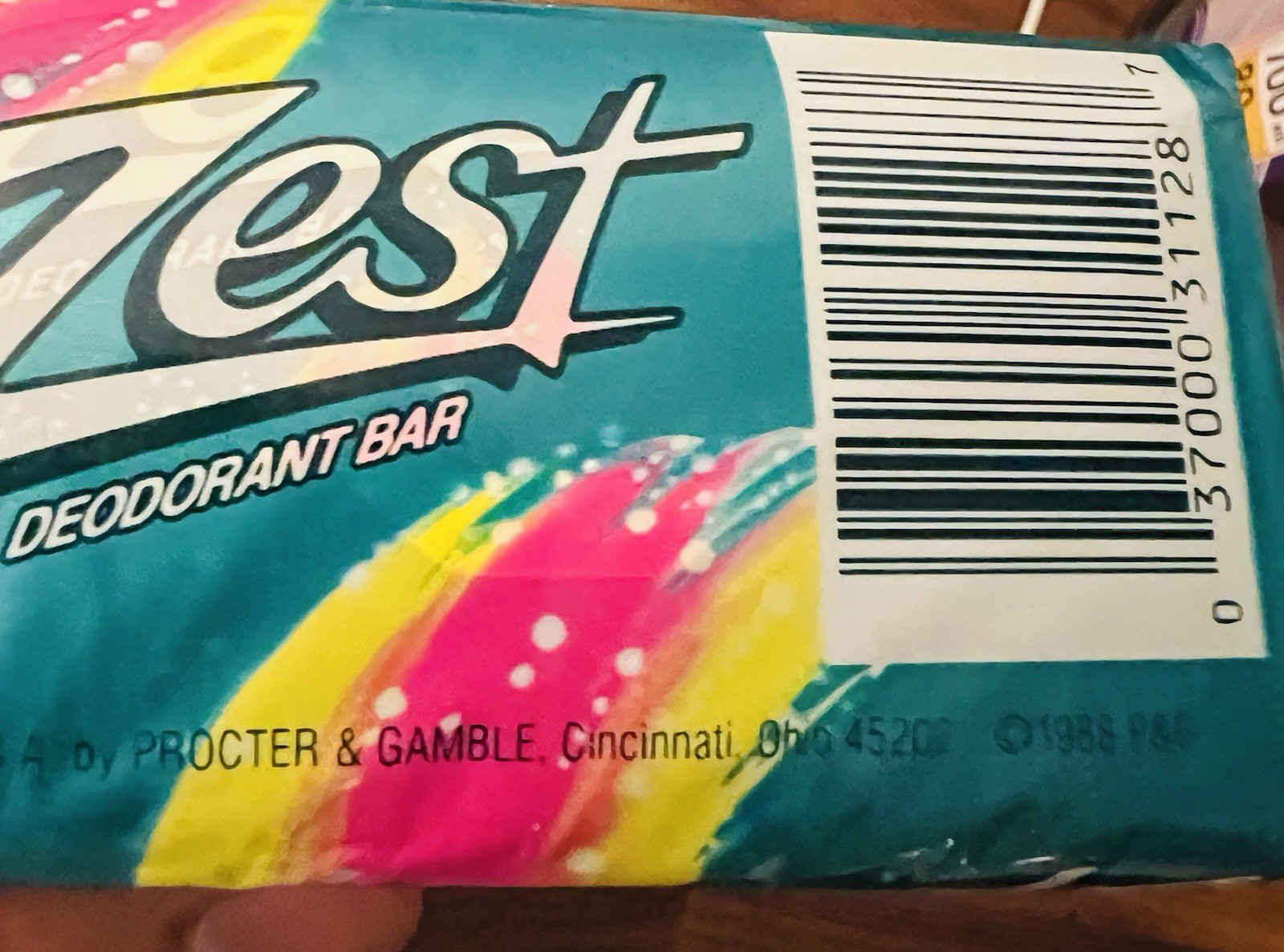 Lot of 2 Vintage NOS Zest Deodorant Bar Soap 3 Pack 5oz Each 1988 Procter Gamble
