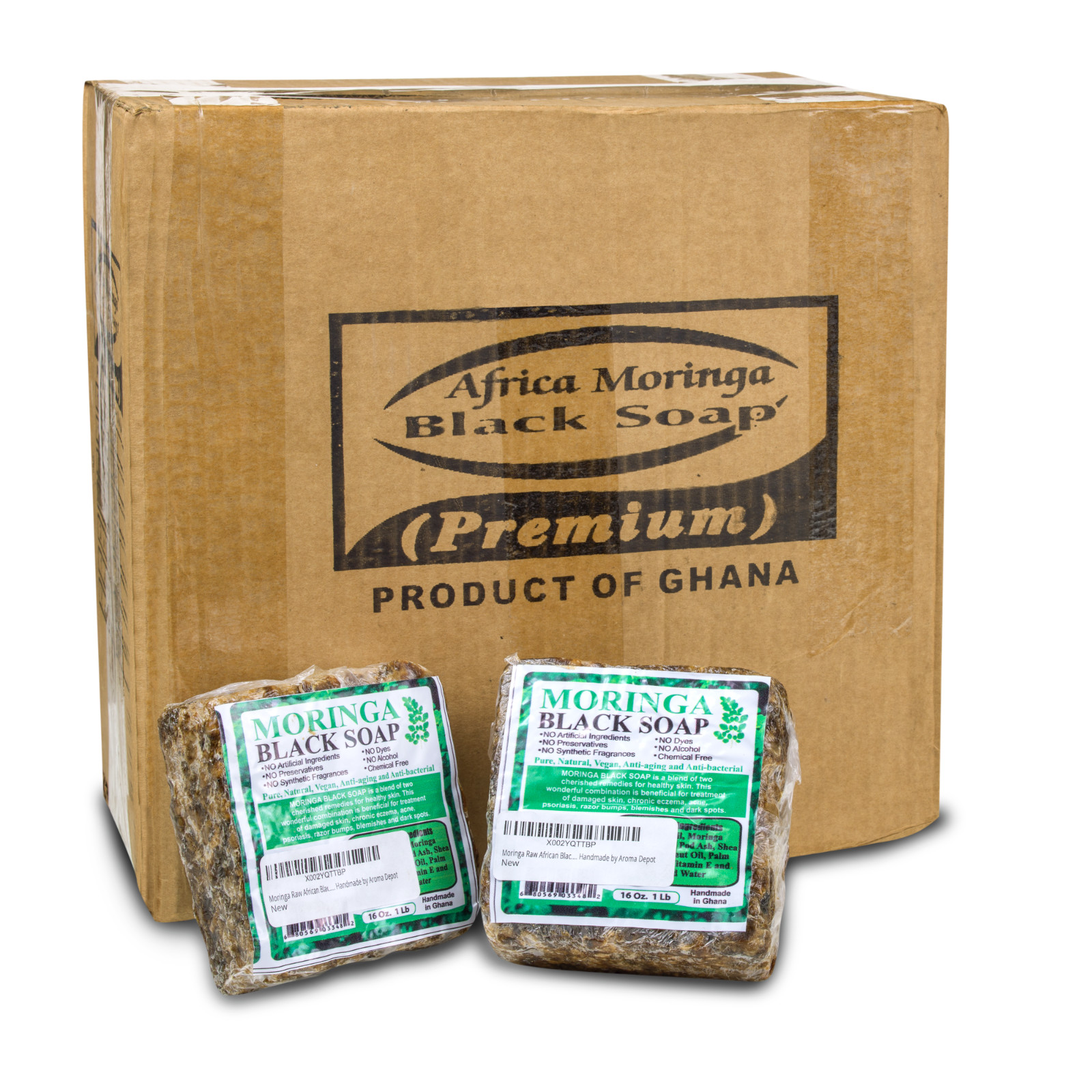 African Black Soap Bar 5 lbs. 100% Pure Natural Soap Organic Skin Body Face Wash