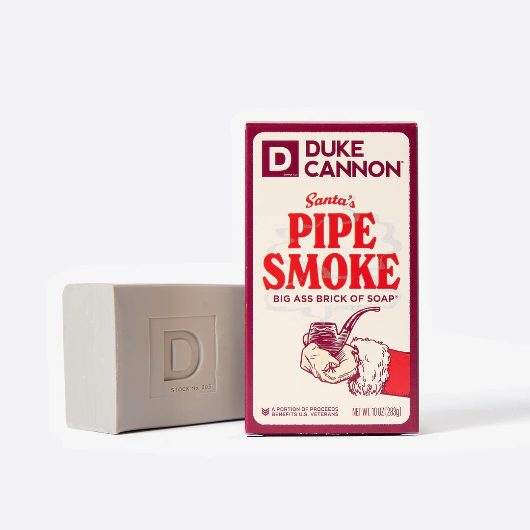 4 Duke Cannon Santa’s Pipe Smoke Big Ass Brick of Bar Soap LIMITED EDITION 10 OZ
