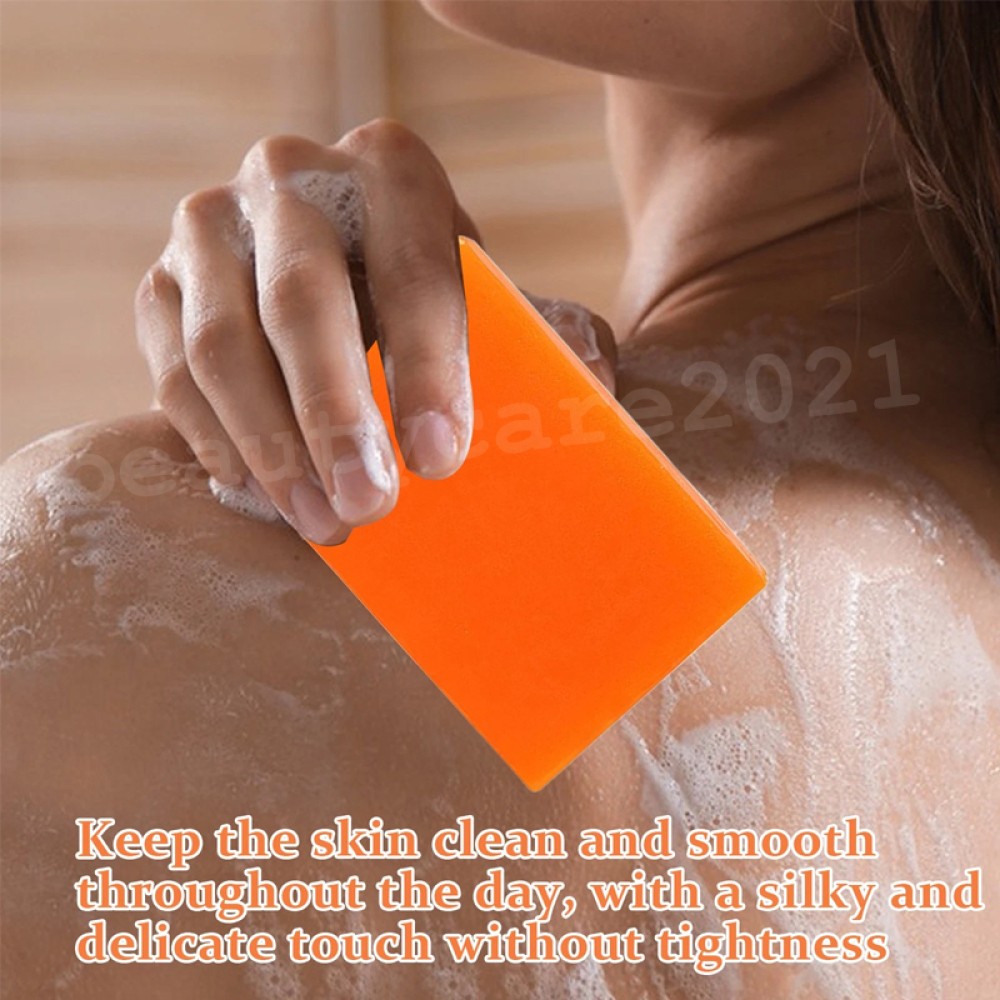 3/2x Persimmon Soap Bar for Old People Smell, Natural Body Odor Control Bar Soap