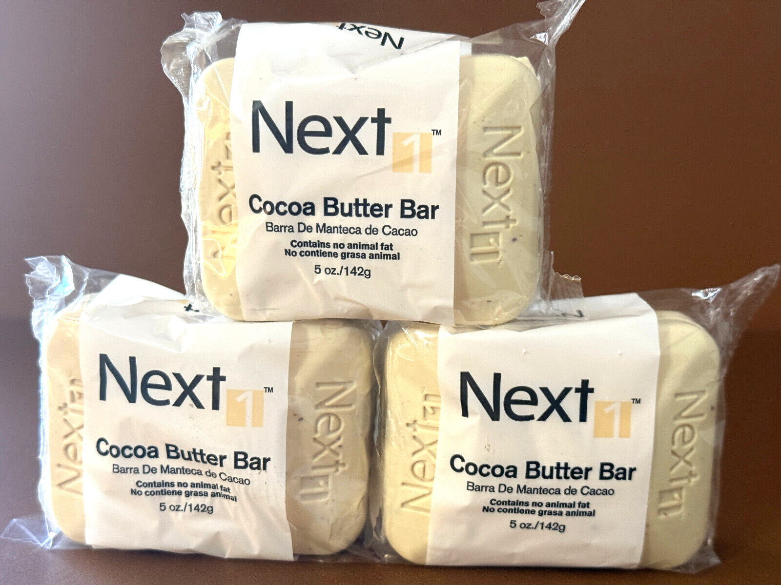 Next 1 COCOA BUTTER BAR SOAP 5 oz Lot Of 3