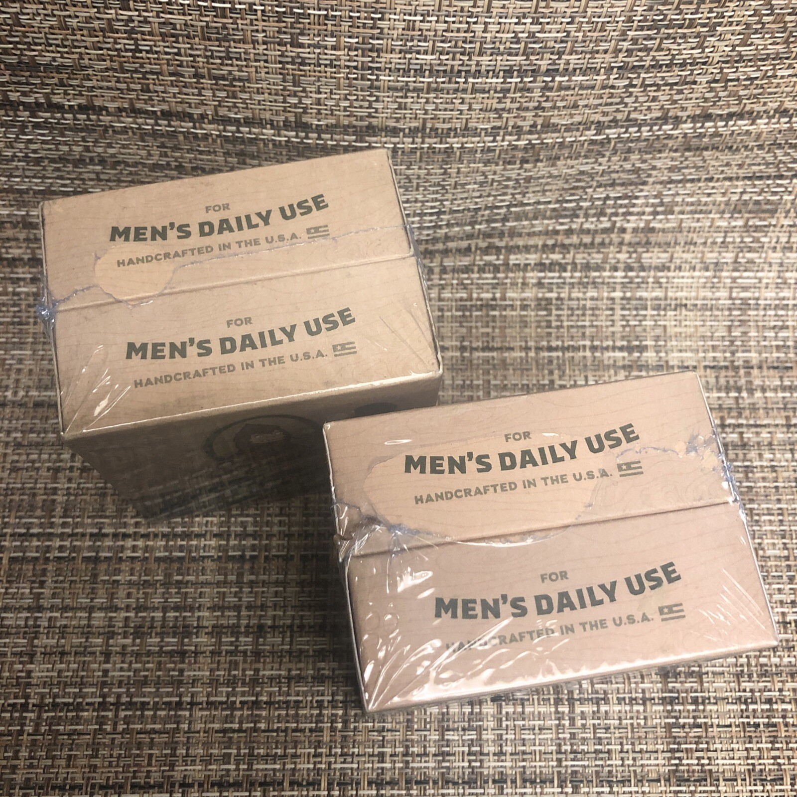 Dr. Squatch Bar Soap Pine Tar, Spearmint Basil – Two Scents LOT of 4 – 5oz Bars