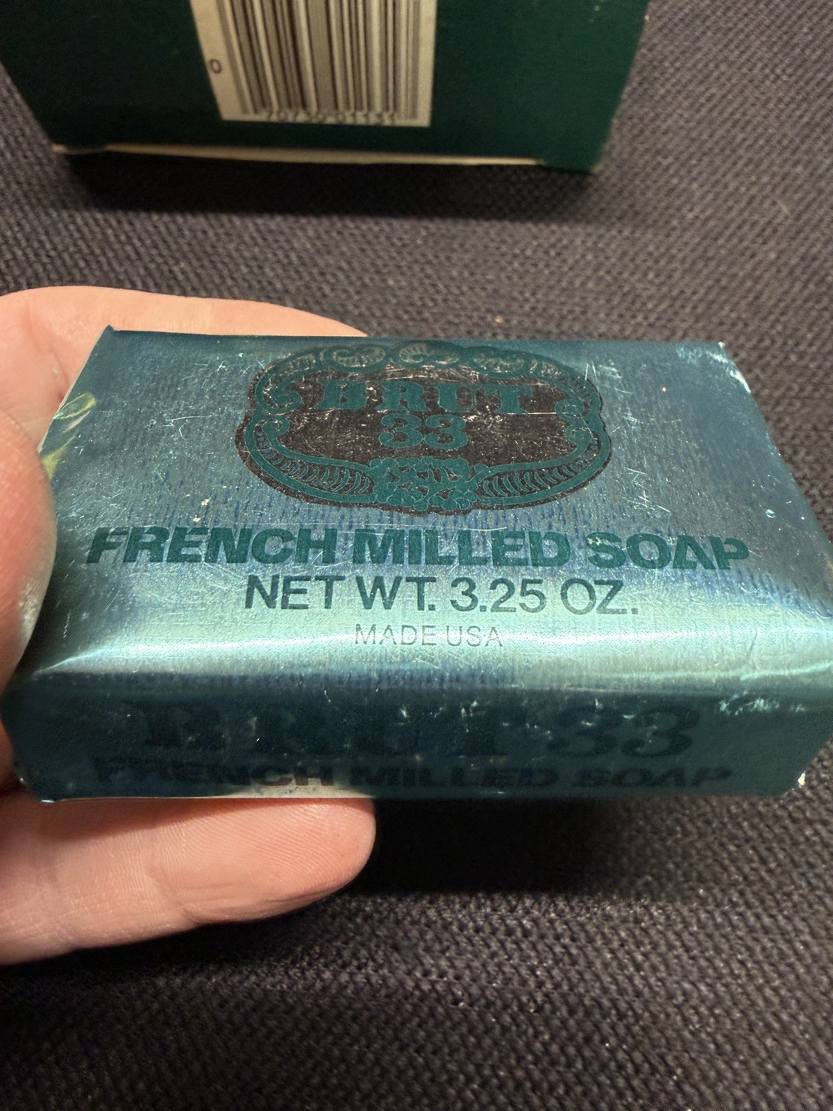 Vtg FABERGE BRUT 33 Soap On A Rope 5 Oz & Brut 33 French Milled Soap Ball 3.25oz