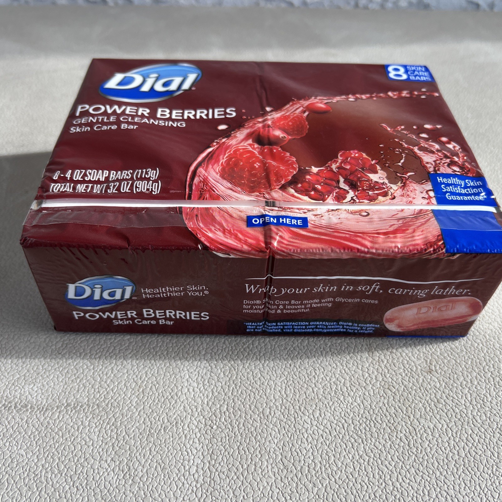Dial Power Berries Bar Soap 4oz – Red (8 Pack) – SEALED. Rare!