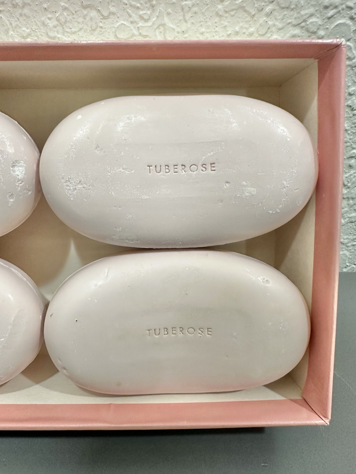 VTG Neiman Marcus Tuberose Bath Soap Box Set – 4 Count Total 24oz/680g Read