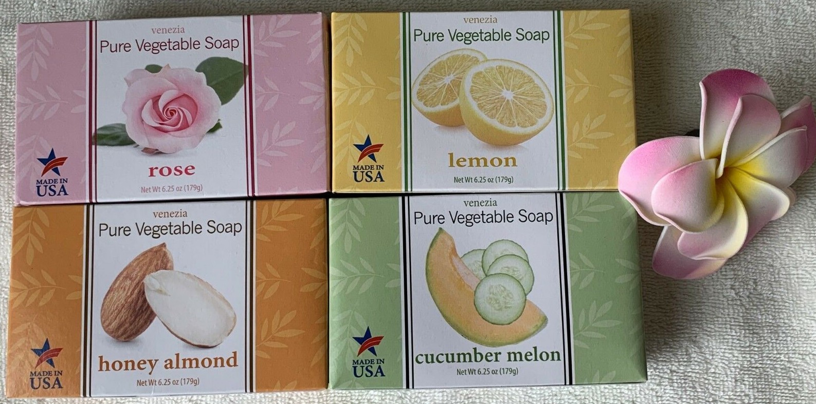 VENEZIA***Pure Vegetable Soap***chOOse yOUr scEnt(s)~~~FULL SIZES~~~NEW-~~SEALED