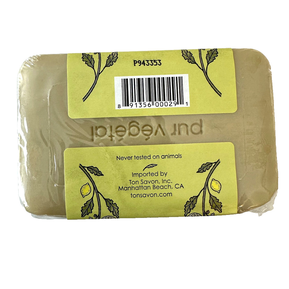 4 X Trader Joe’s Bisous de Provence Lemon Verbena Triple Milled Soap Shea Butter