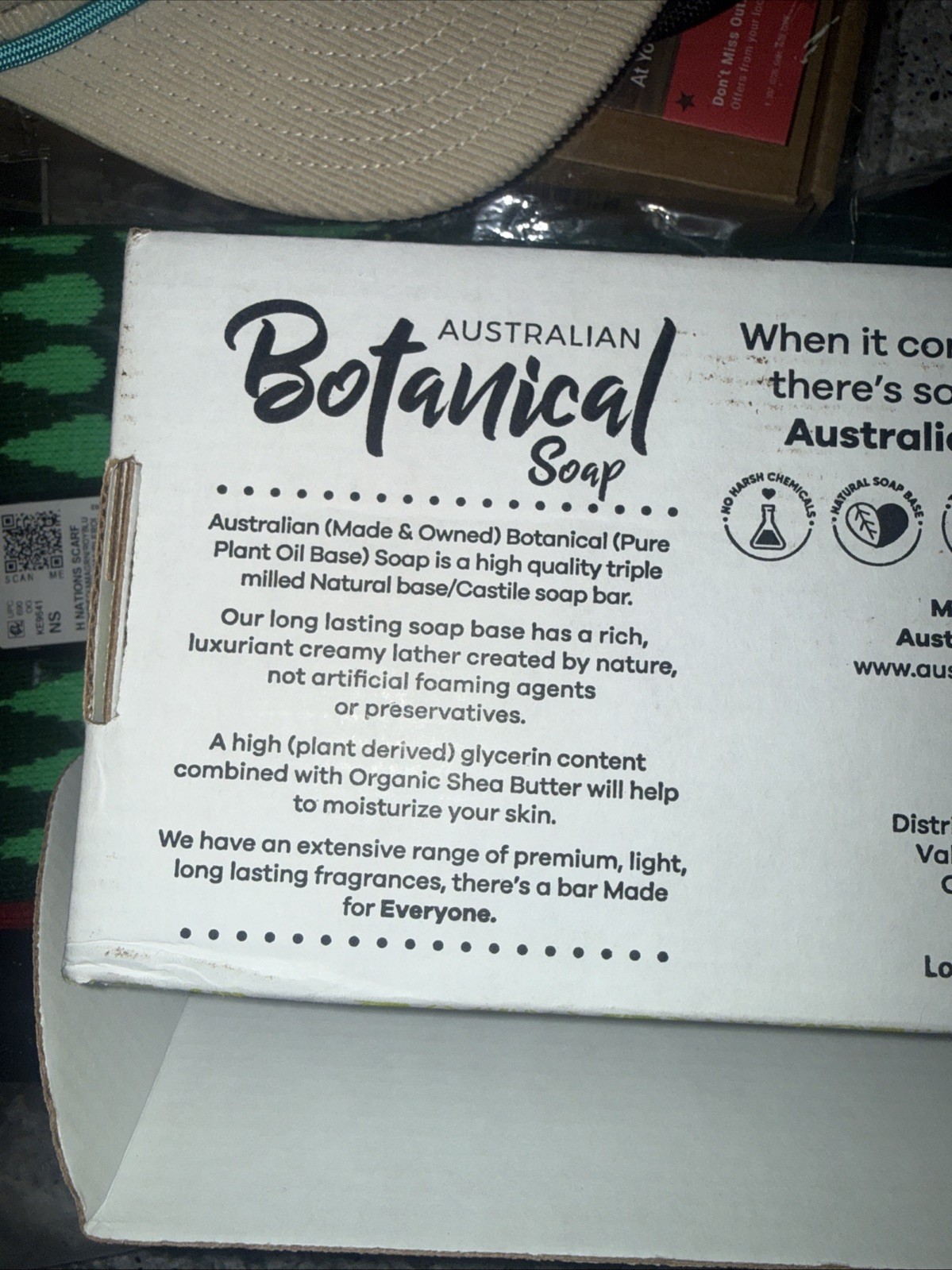 AUSTRALIAN BOTANICAL SOAP – Goats Milk with Soya Bean Oil Bar 7 Oz 3 – PCS