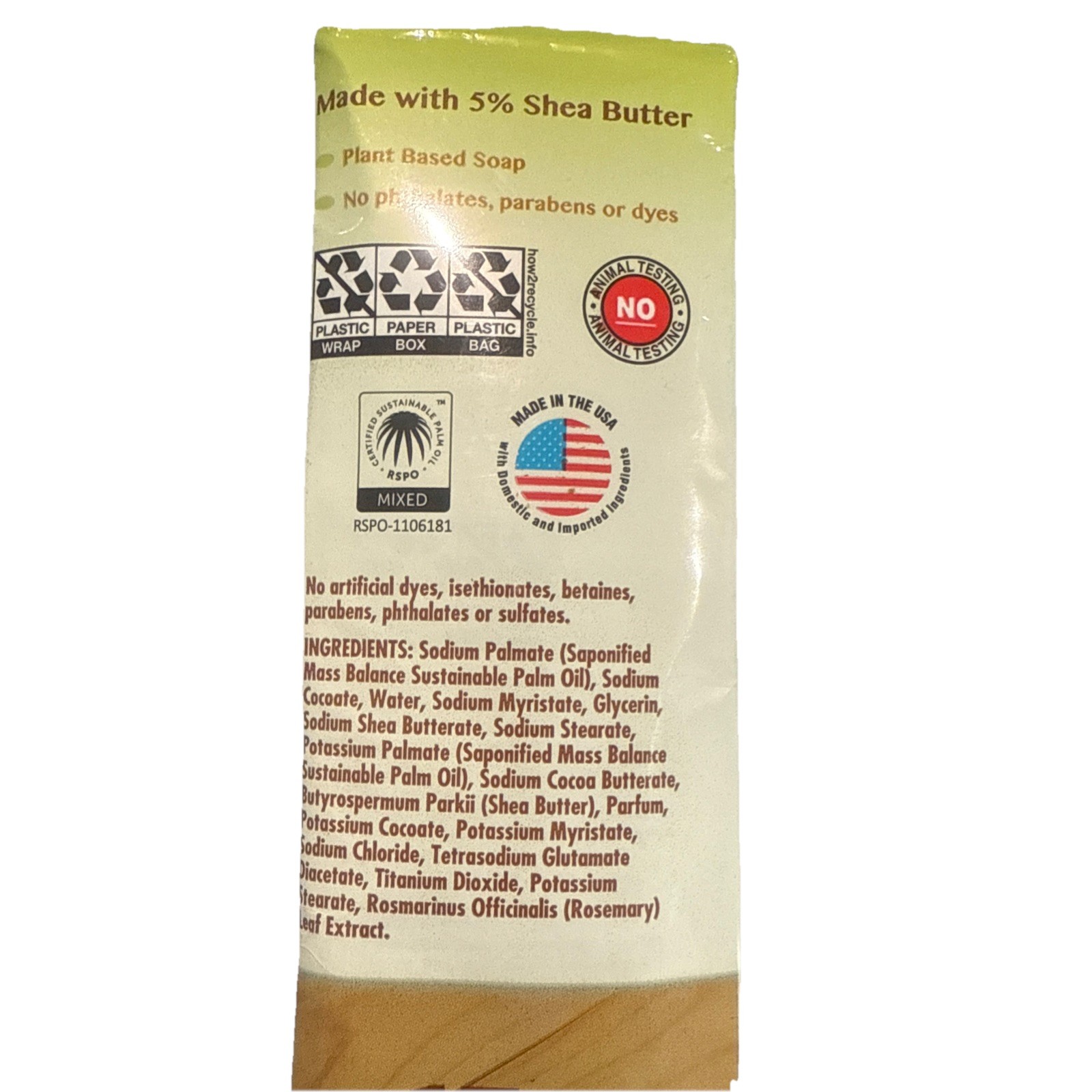 Kirkland Signature Bar Bath Soap with Shea Butter Natural Ingredients 15 Bars