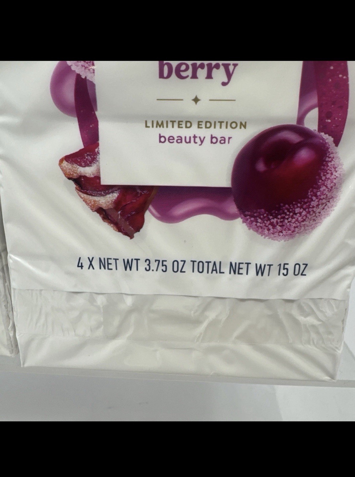 8 Bars Dove Frosted Plum Berry Limited Edition Holiday Treats Bar Soap 3.75 oz.