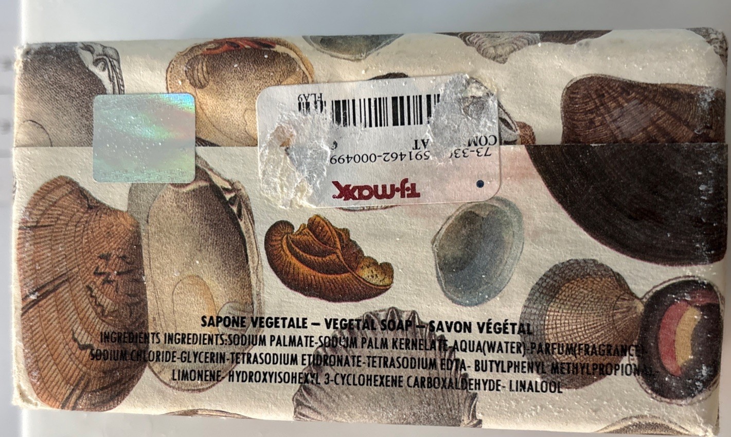 New Sapone Vegetale Handmade in Italy 10.5oz Bath Bar Soap Lot 2 Brezza/Primrose