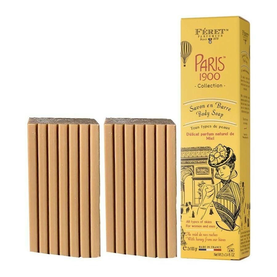 Feret Parfumeur Beauty Bar Soap with Honey 2 soaps x 100 grams
