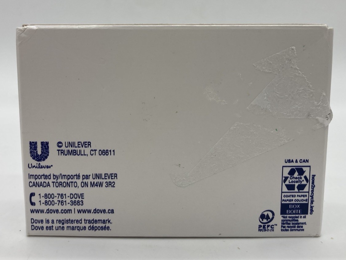 Dove Original Beauty Soap Bar With Moisturizing Cream 3.75 OZ (106g)
