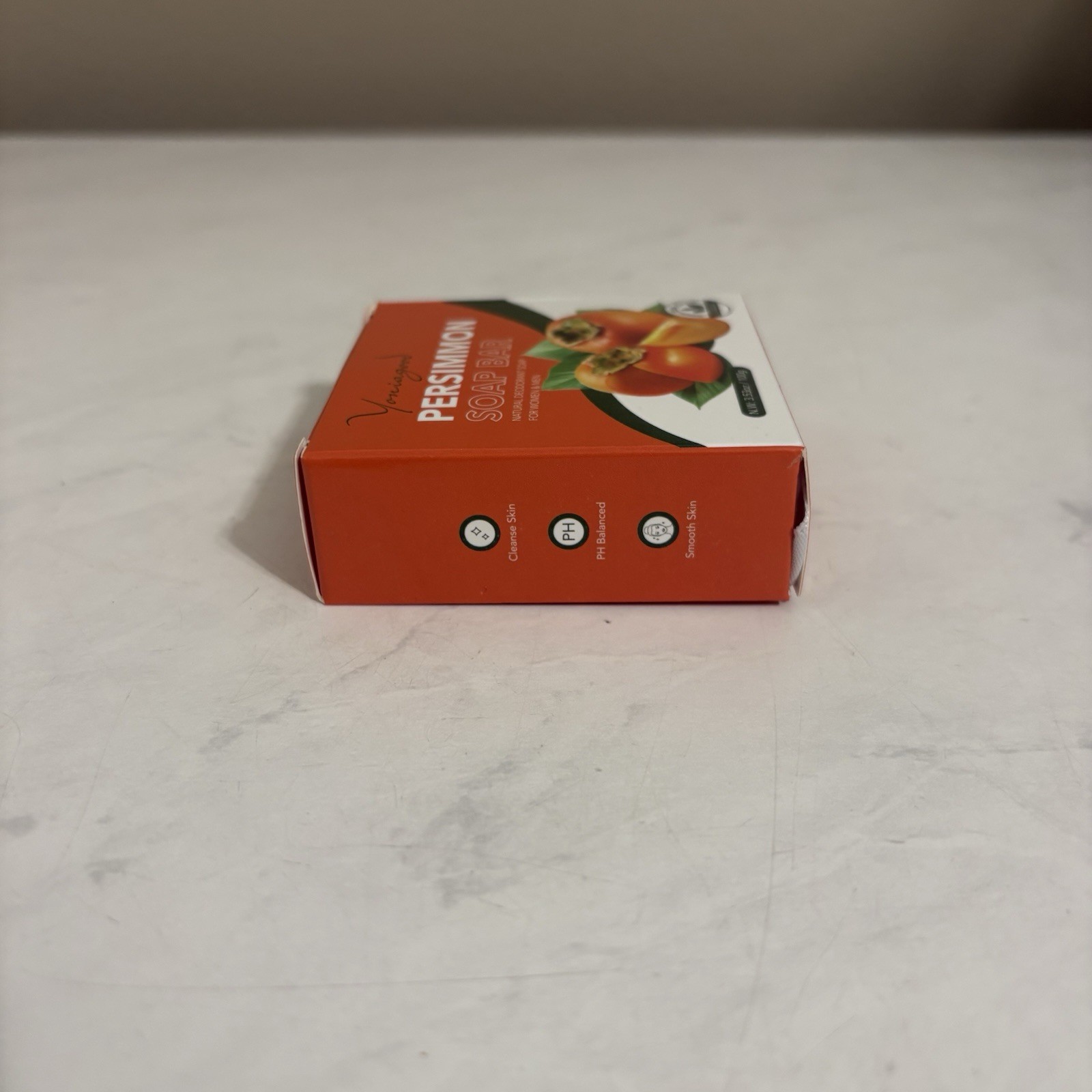 Natrulo Persimmon Soap Bar for Body Odor Control – Purifying Deodorizing Body