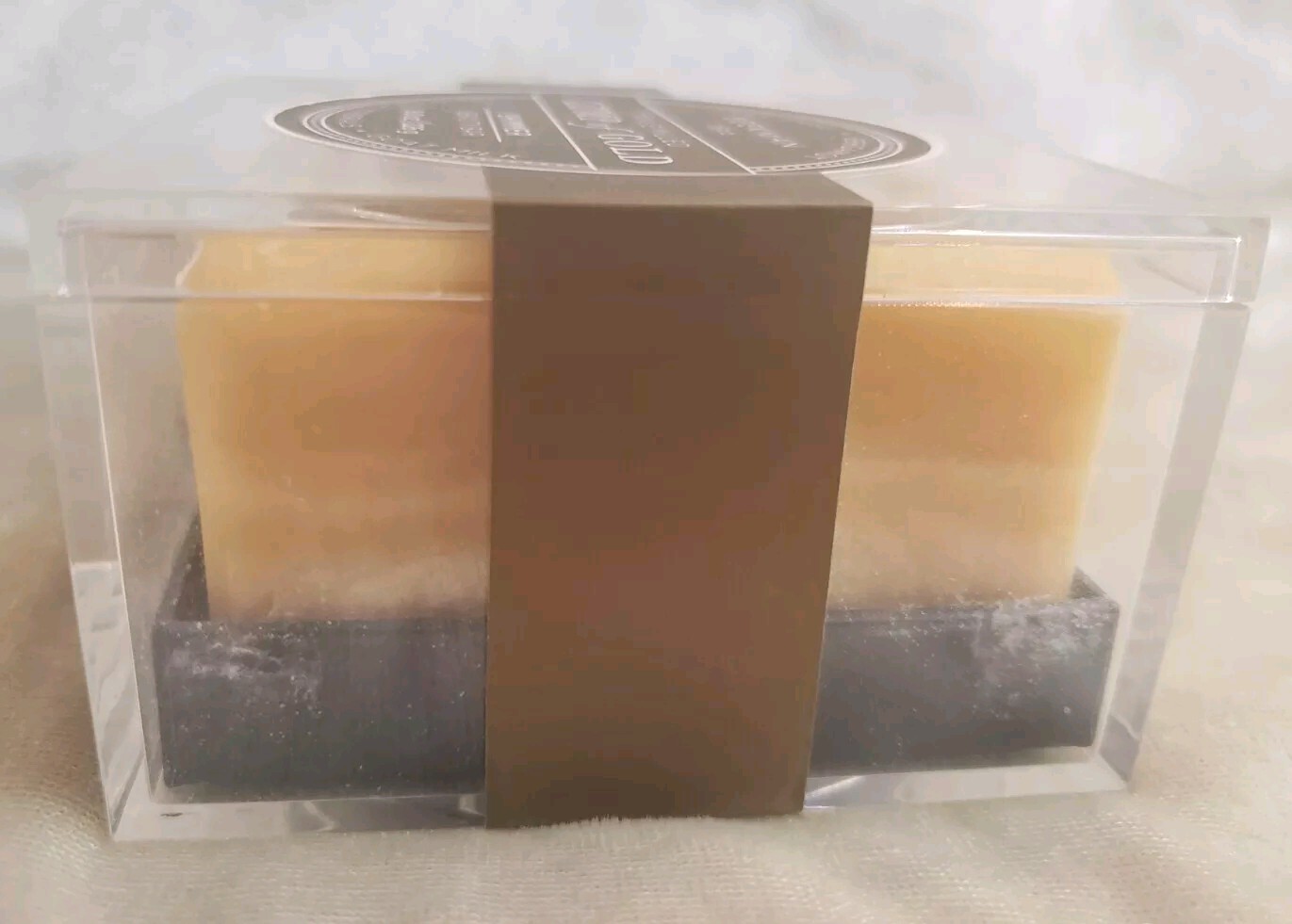 Beekman 1802 Lump of Gold Shimmer Beauty Bar 8oz /226 g Star Anise Bergamot NIB