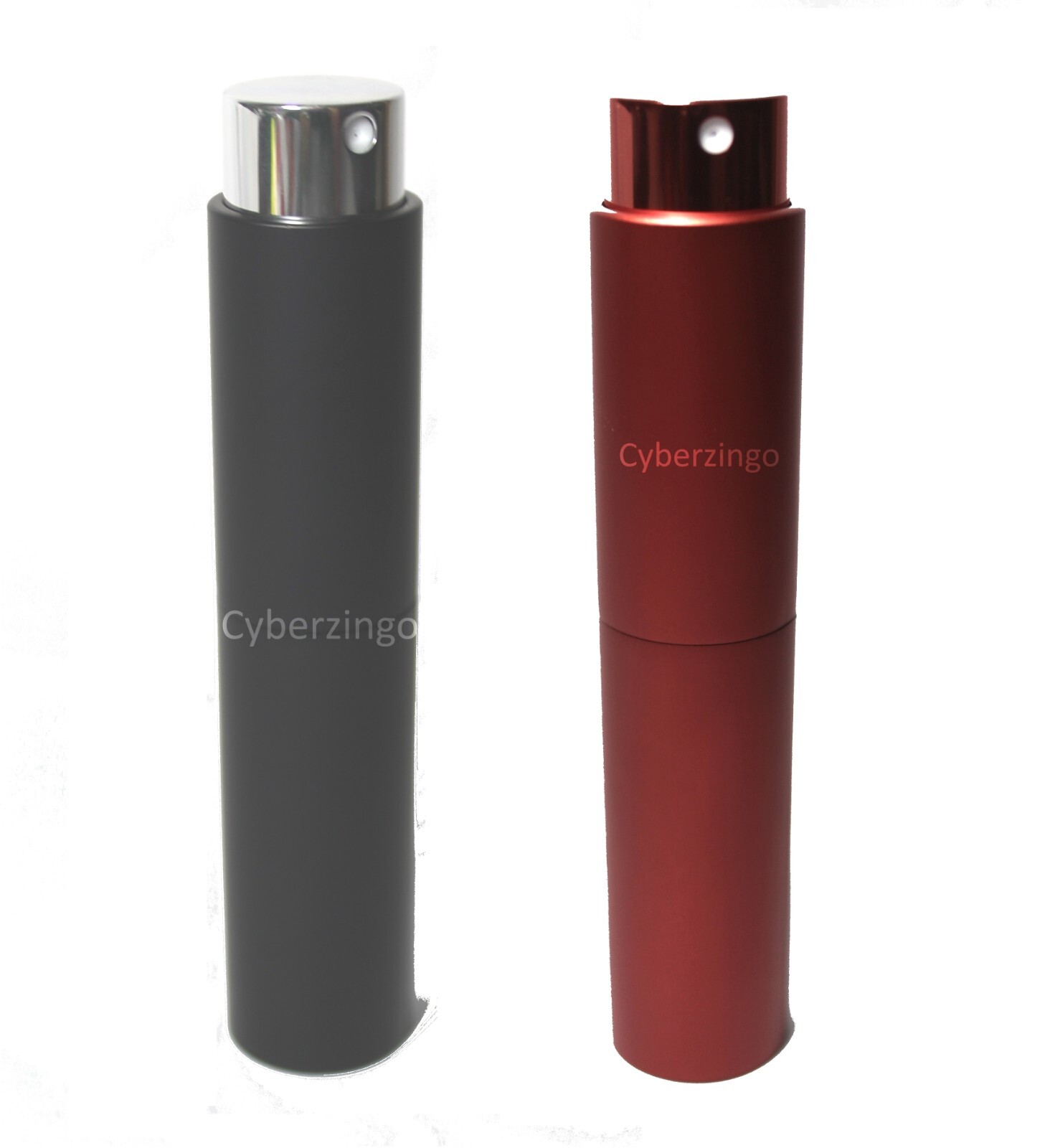 10 ML 4 Inch Perfume Spray Fragrance Bottle Rotating Head Red Aluminum Shell