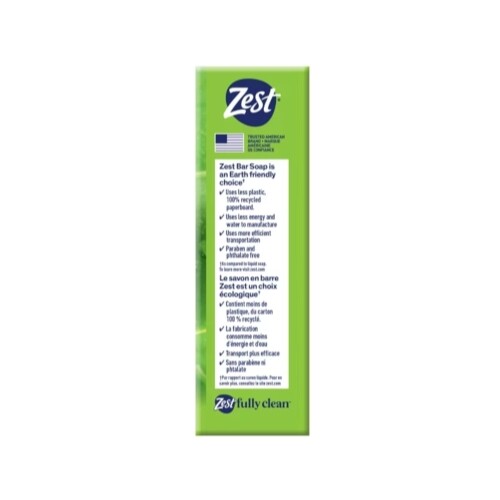Zest Bath Bar 8PK Soothing Aloe – Pack of 3
