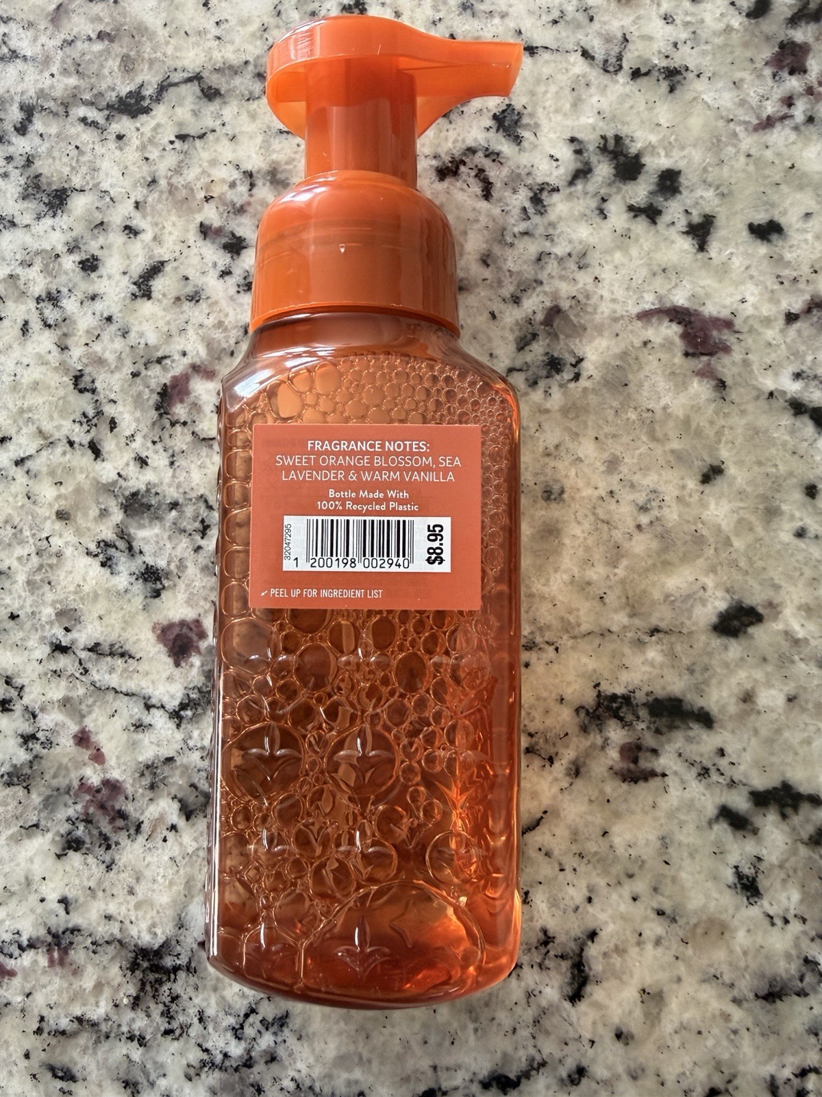 6 X Bath & Body Works Gentle & Clean Foaming Hand Soap SWEET ORANGE BLOSSOM 8.75