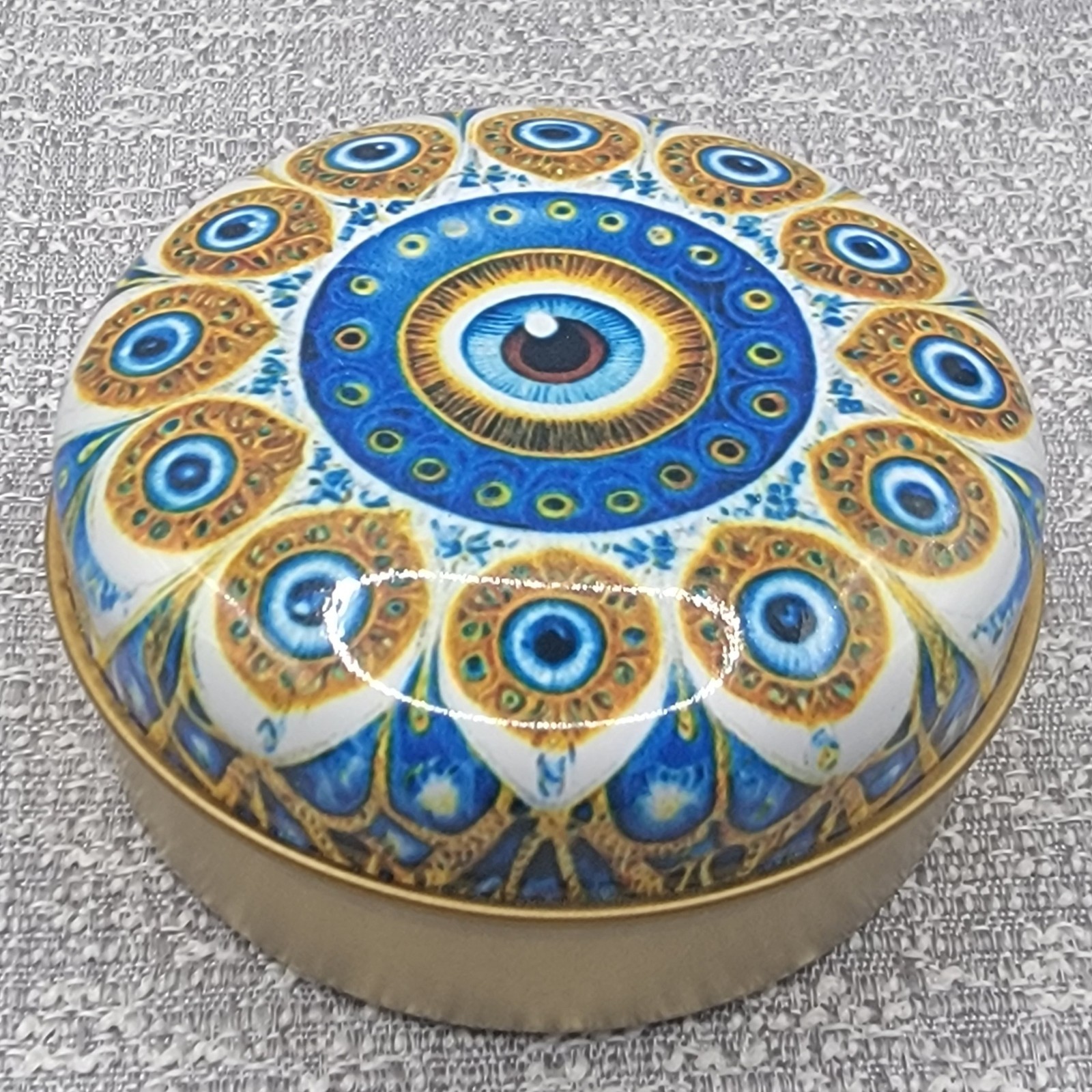 Evil Eye Olive Oil Soap in Metal Tin – New