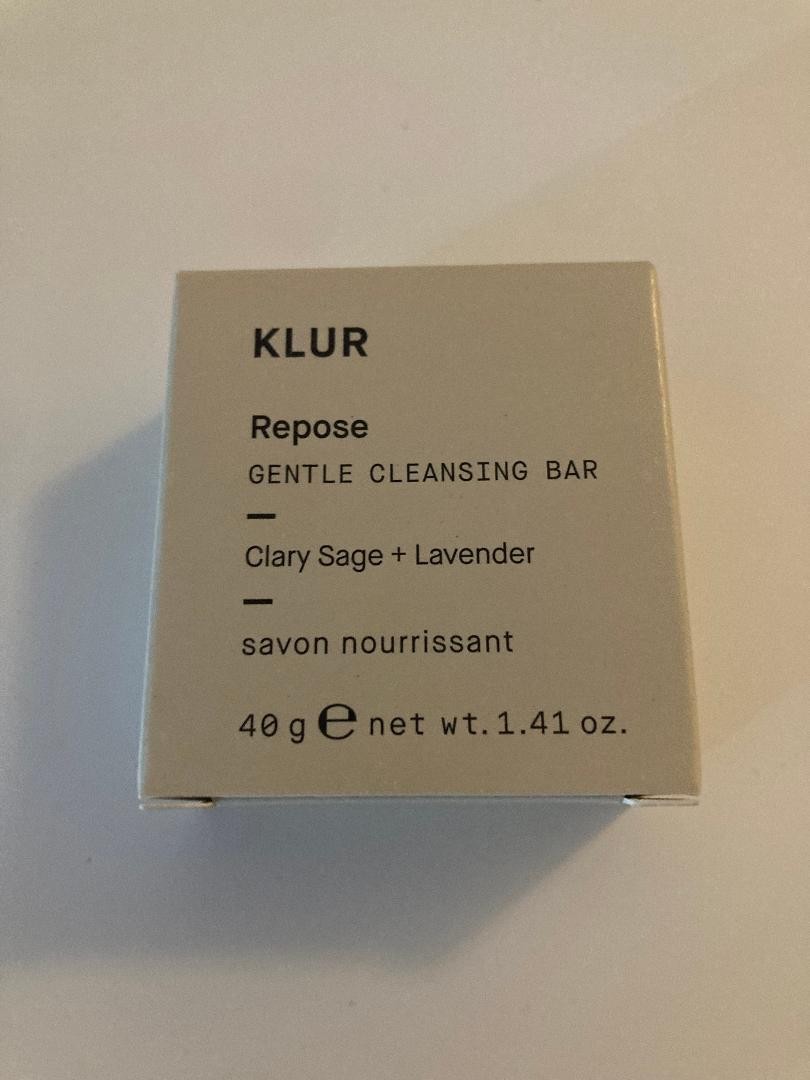 Klur Repose Clary Sage/Lavender Gentle Cleansing Bar