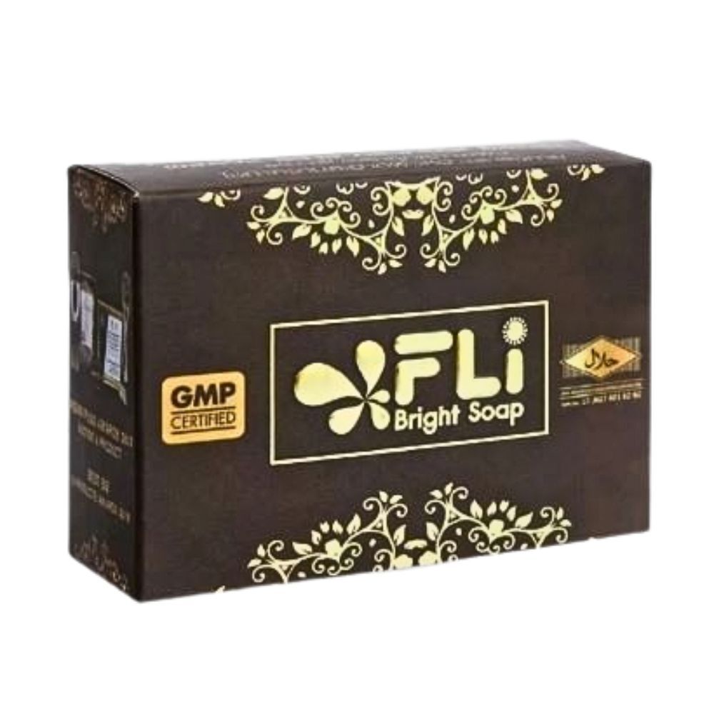 FLI Soap Bright Whitening Face Body Skin Health 9 Legendary Herb Reduce Freckles