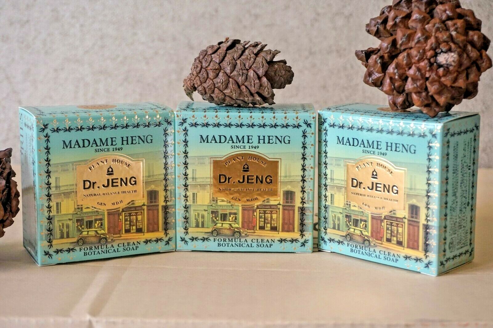 6 X 150g Madame Heng Care Spa Soap Love Time Story Natural Balance Botanical