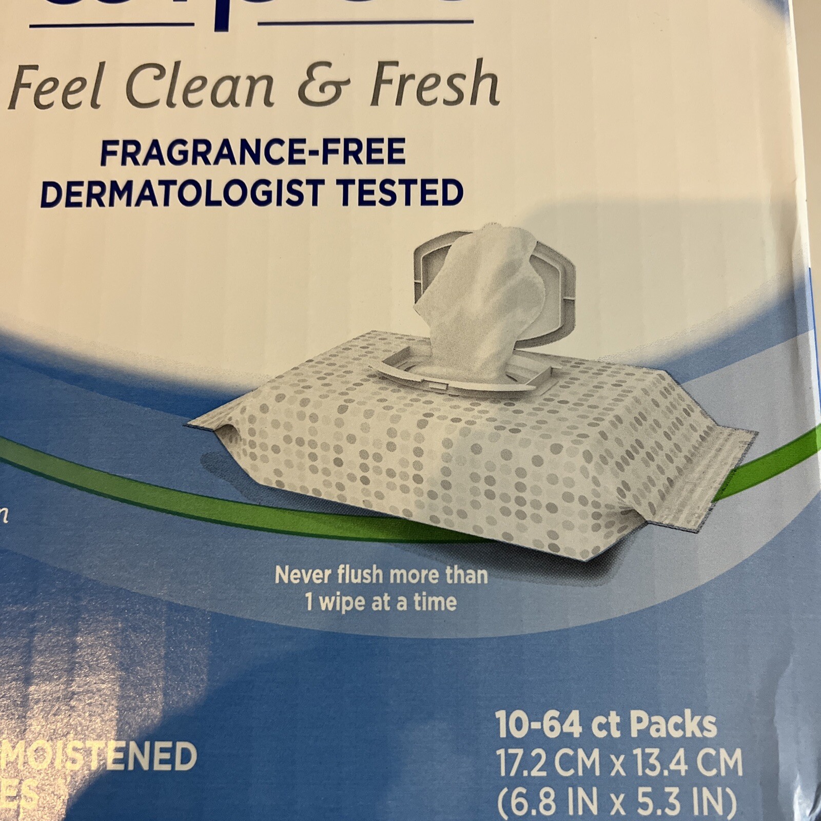 Fresh Kirkland Signature Moist Flushable Wipes – Unscented, 640 Wipes, Cleans