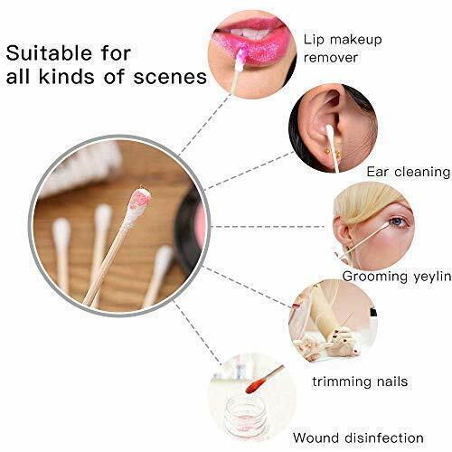 200 Count 6 Inch Long Cotton Swabs with Wooden Handles Cotton Tipped Applicat…