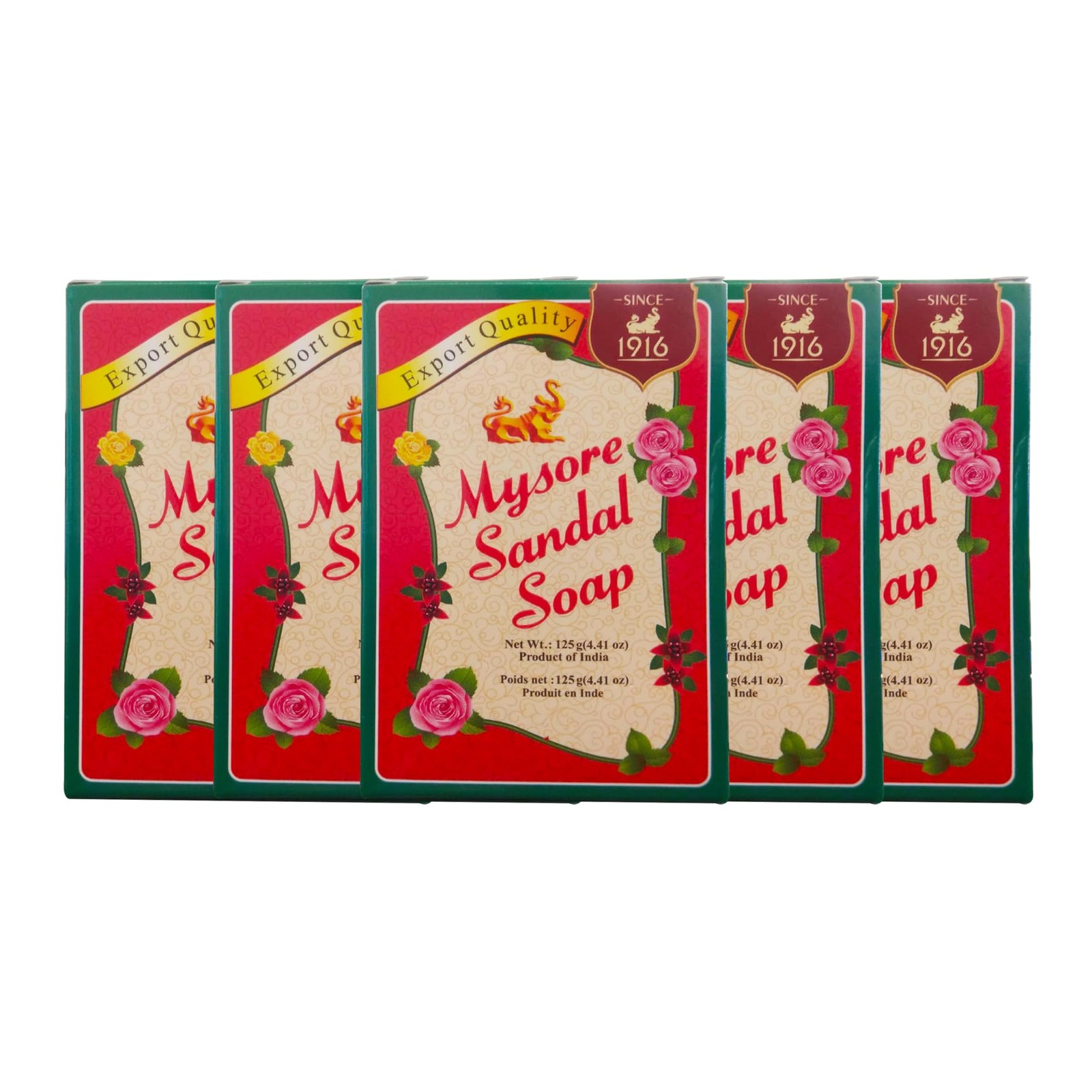 Soap 4.41 oz 125 Grams Box, Pack of 5