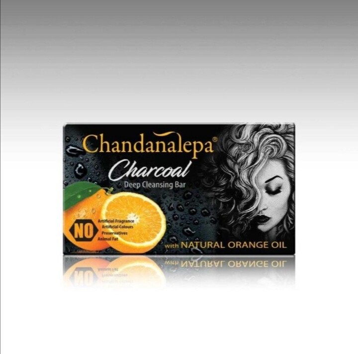 Charcoal Cinnamon Soap Ayurveda Herbal Natural Chandanalepa Sri Lanka Helth