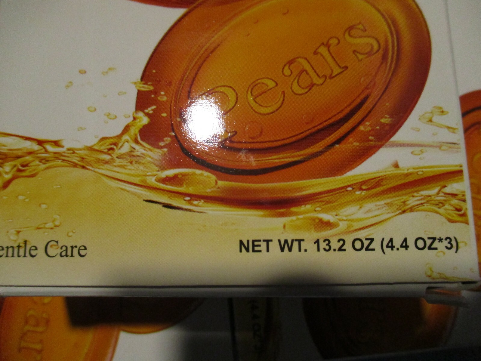 total 30 counts Pears Natural Gentle Care Glycerine Transparent Soap, 4.4oz each