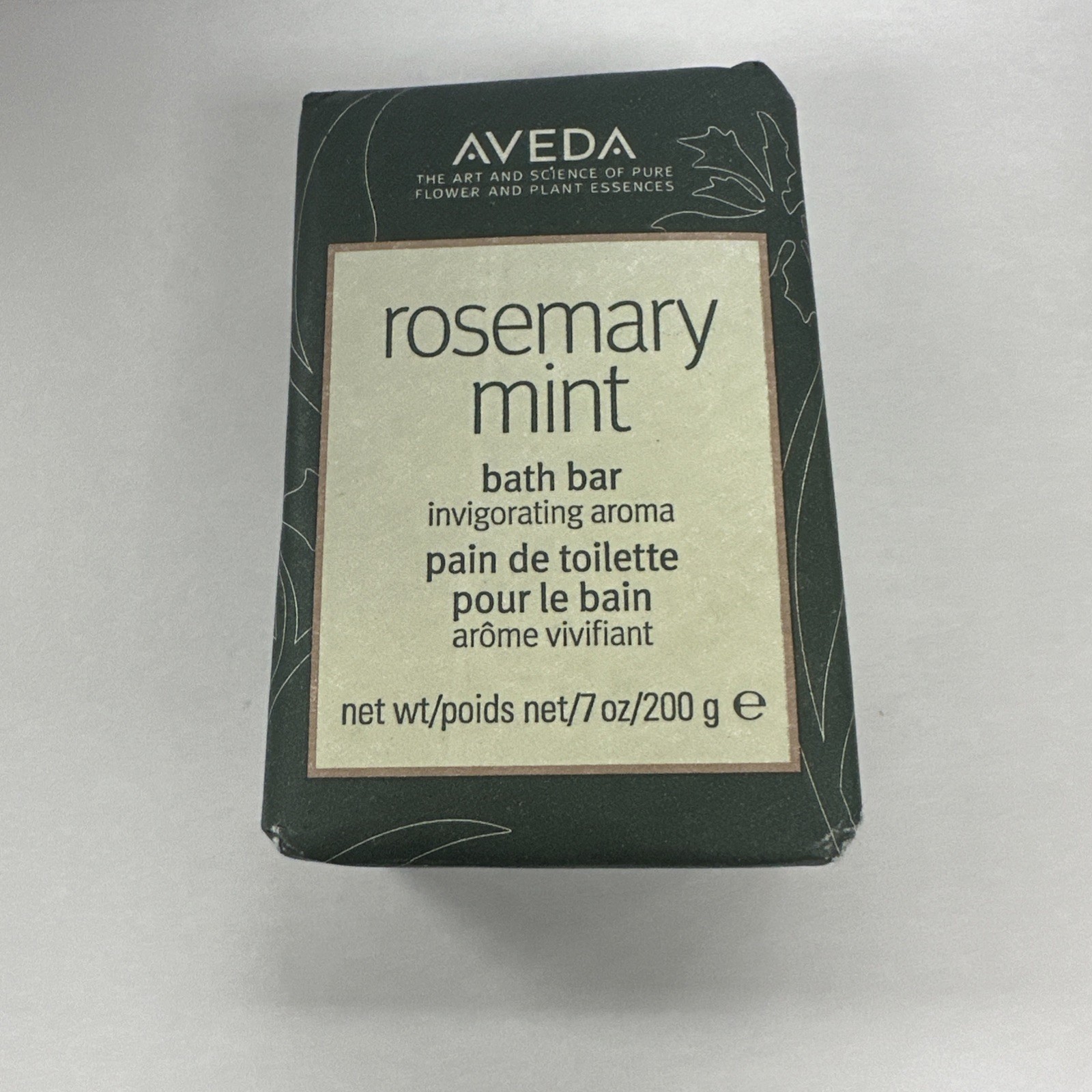 Aveda Rosemary Mint Bath Bar Body Soap 7 oz / 200 g