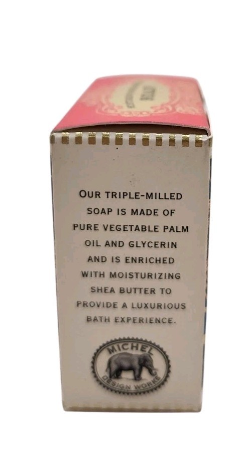 NIB Shea Butter Soap Michel Design MERRY CHRISTMAS Bar 3.5 oz Triple Milled